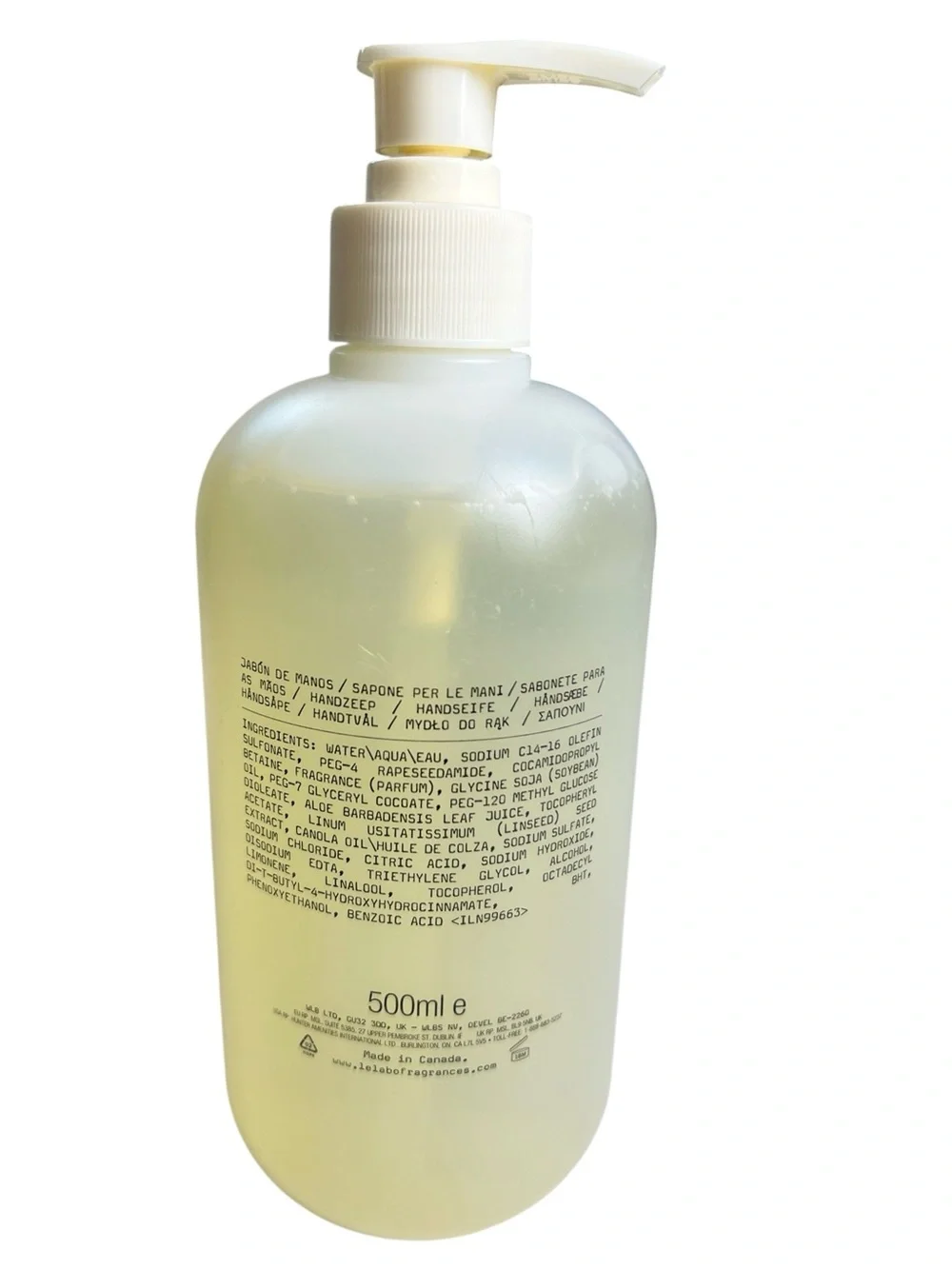 Le Labo Hinoki Hand Soap 16.9 oz 500ml New Luxury Hand Wash Bathroom Decor